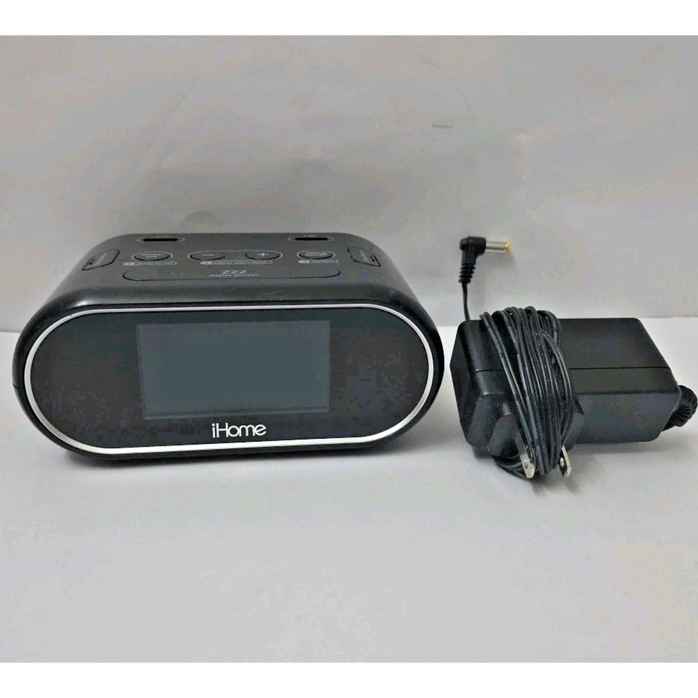 iHome HIH33 LCD Triple Display Alarm Clock with Dual Charging USB - Picture 2 of 7